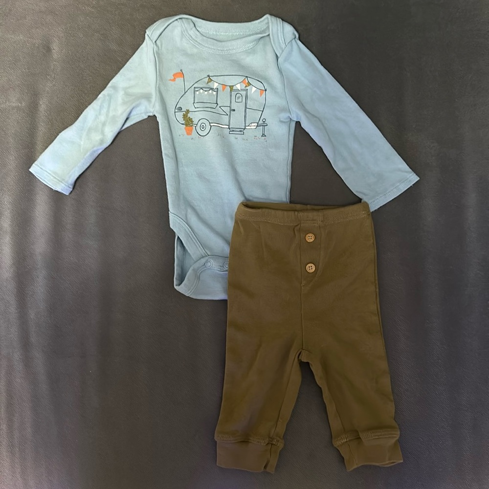 MATCHING SET Little Co by Lauren Conrad baby outfit